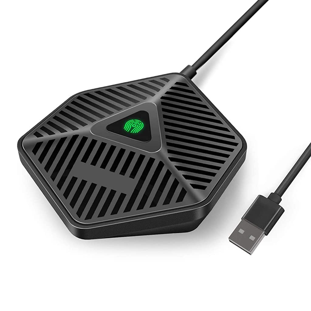 Verilux Conference USB Microphone for PC Laptop, Plug & Play Noise Cancellation Condenser Mic with 360° Omnidirection, Portable Condenser Microphone with Mute Key for Skype Online Class Windows Mac OS Verilux Conference USB Microphone for PC Laptop, Plug & Play Noise Cancellation Condenser Mic with 360° Omnidirection, Portable Condenser Microphone with Mute Key for Skype Online Class Windows Mac OS